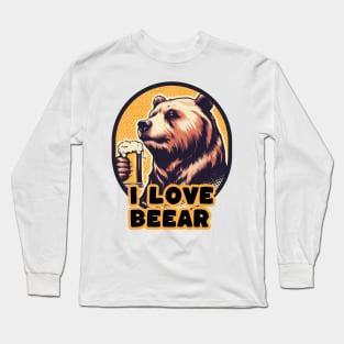 beer bear Long Sleeve T-Shirt
